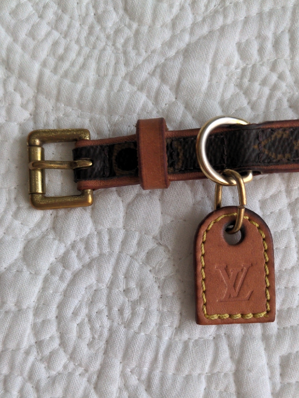 Louis Vuitton Monogram Leash and Collar Set - Brown & Tan - Picture 12 of 16